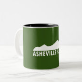 Asheville Alsjeblieft Tweekleurige Koffiemok (Voorkant links)
