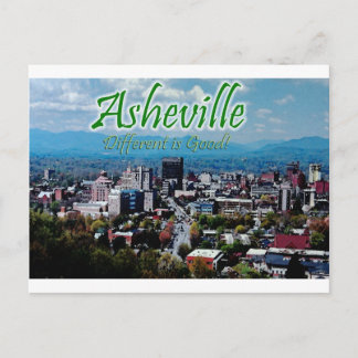 Asheville...ander is goed! briefkaart