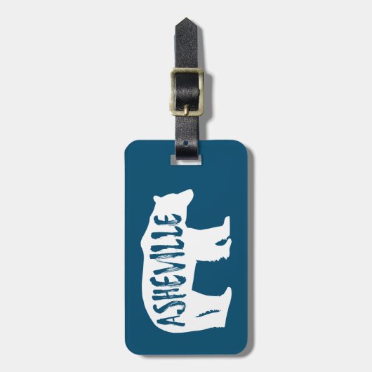 Asheville Beer Bagagelabel (Voorkant verticaal)