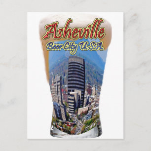Asheville Beer City USA Briefkaart