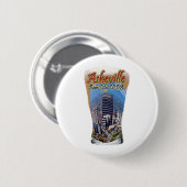 Asheville Beer City USA Ronde Button 5,7 Cm (Voorkant /achterkant)