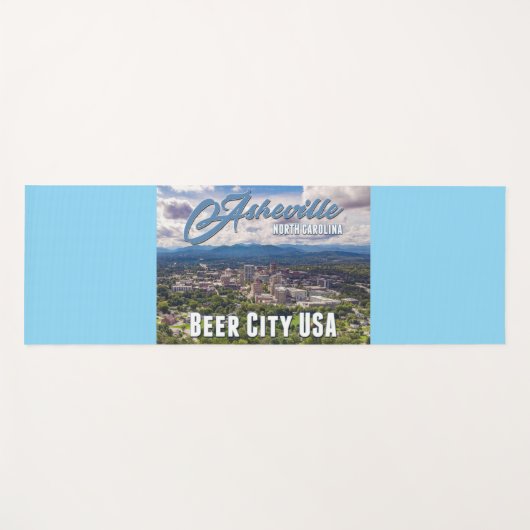 🧘‍♀️ Asheville Beer City USA Yoga Mat (Voorkant (horizontaal))