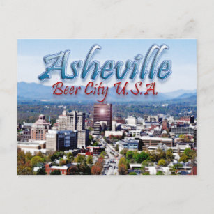 Asheville Beer City Verenigde Staten Briefkaart