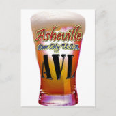 Asheville Beer City Verenigde Staten Briefkaart (Voorkant)