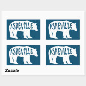 Asheville Beer Rechthoekige Sticker (Vel)