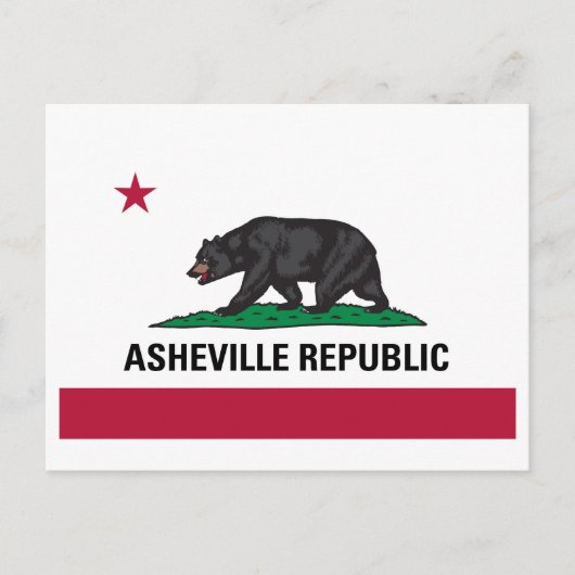 Asheville Briefkaart (Voorkant)