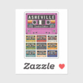  Asheville City reizen Sticker (Vel)