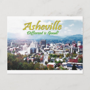 Asheville..Different is good. Briefkaart