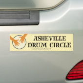 Asheville Drum Circle Bumpersticker (Op auto)