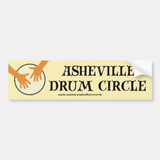 Asheville Drum Circle Bumpersticker