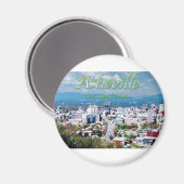 Asheville...Eet...Slaap...Verf Magneet (Voorkant / Achterkant)