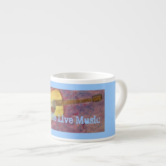 Asheville Live Music Espresso Kop (Voorkant rechts)