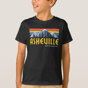 Asheville Mountains Retro T-Shirt