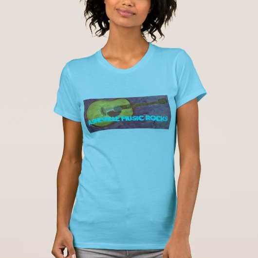 Asheville Music Rocks T-shirt (Voorkant)