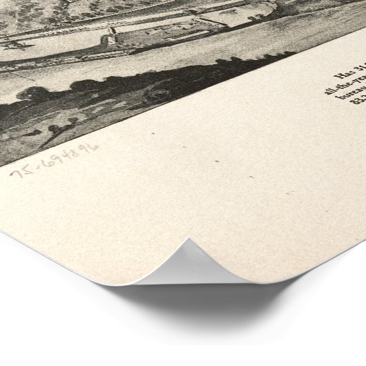 Asheville N. Carolina 1912 Antiek Panoramic Map Poster (Hoek)