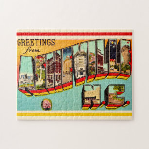  Asheville NC Briefkaart Legpuzzel
