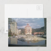 Asheville nc fontain briefkaart (Voorkant / Achterkant)