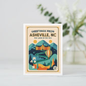 Asheville NC Het Land van de Hemel Briefkaart (Staand voorkant)