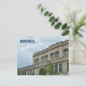 Asheville NC Historische Grove Arcade Fotografisch Briefkaart (Staand voorkant)