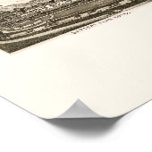 Asheville, NC Panoramic Map - 1891 Poster (Hoek)