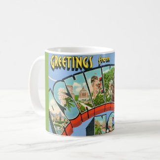 Asheville NC Retro Vintage Postkaart Mok