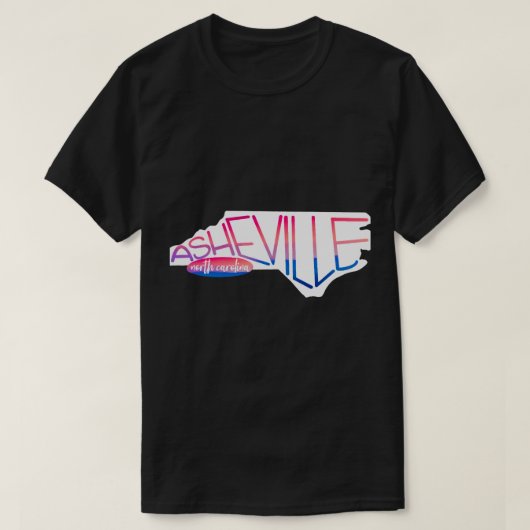 Asheville, NC T-shirt (Design voorkant)