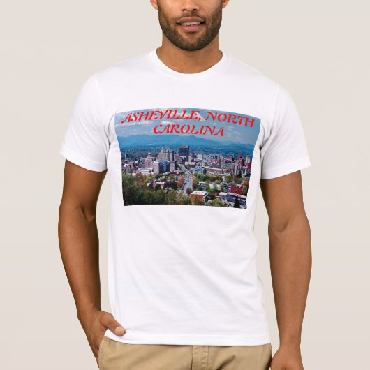 ASHEVILLE, NOORD CAROLINA T-SHIRT (Voorkant)