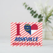Asheville, North Carolina Briefkaart (Staand voorkant)