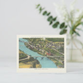  Asheville North Carolina Franse Broad River Briefkaart (Staand voorkant)