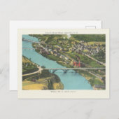  Asheville North Carolina Franse Broad River Briefkaart (Voorkant / Achterkant)