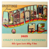 Asheville North Carolina Geheugenstegel Tegeltje (Voorkant)