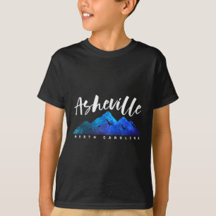 Asheville North Carolina Kamperen Wandelen Skiën F T-shirt