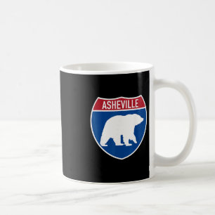 Asheville North Carolina Nc Interstate Snelweg Roa Koffiemok