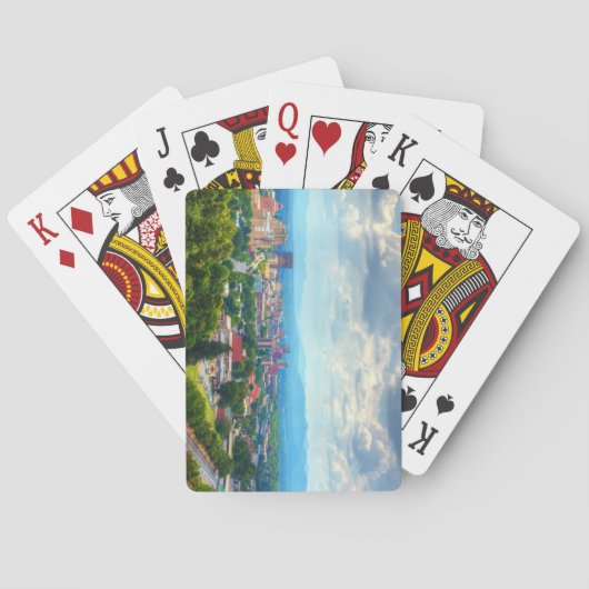 Asheville, North Carolina Pokerkaarten (Achterkant)