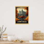 Asheville, North Carolina Poster (Keuken)
