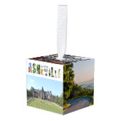 Asheville North Carolina Reisfoto's Kerstmis Decoratie (Voorkant hoekig)