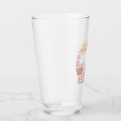 Asheville North Carolina Retro Beer Glas (Rechts)