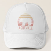 Asheville North Carolina Retro Beer Trucker Pet (Voorkant)