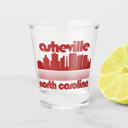 Asheville, North Carolina Shot Glas (Voorkant)