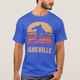Asheville North Carolina Snowboarding  NC 8 T-shirt