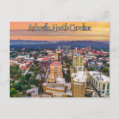Asheville North Carolina Sunset Briefkaart (Voorkant)
