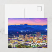 Asheville, North Carolina, Verenigde Staten Briefkaart (Voorkant / Achterkant)
