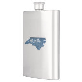 Asheville North Carolina Wood Grain Flacon (Links)