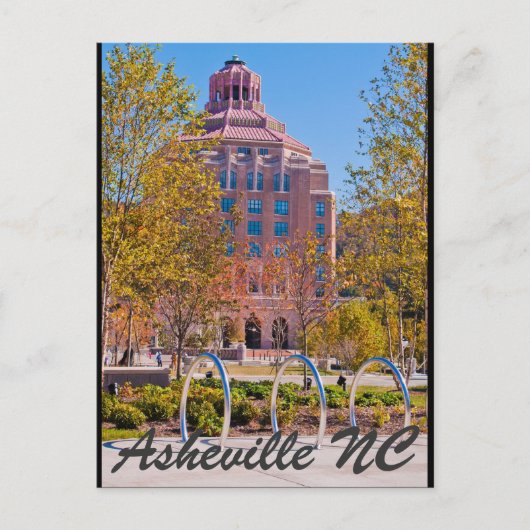 Asheville NV Briefkaart (Voorkant)