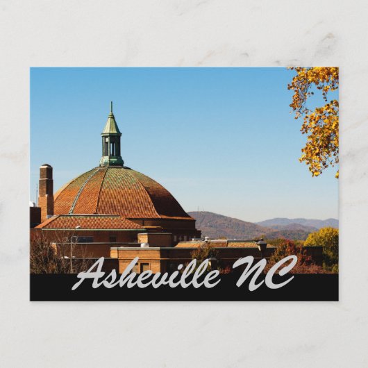 Asheville NV Briefkaart (Voorkant)