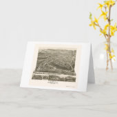 Asheville, Panoramische Kaart NC - 1891 (Gele Bloem)