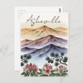 Asheville Postcard Briefkaart (Voorkant / Achterkant)