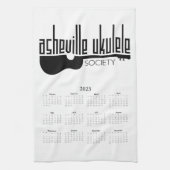 Asheville Ukulele Society 2023 Agenda Theedoek (Verticaal)