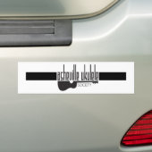 Asheville Ukulele Society Bumpersticker (Op auto)