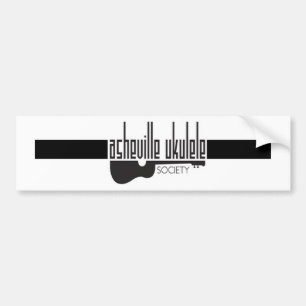 Asheville Ukulele Society Bumpersticker
